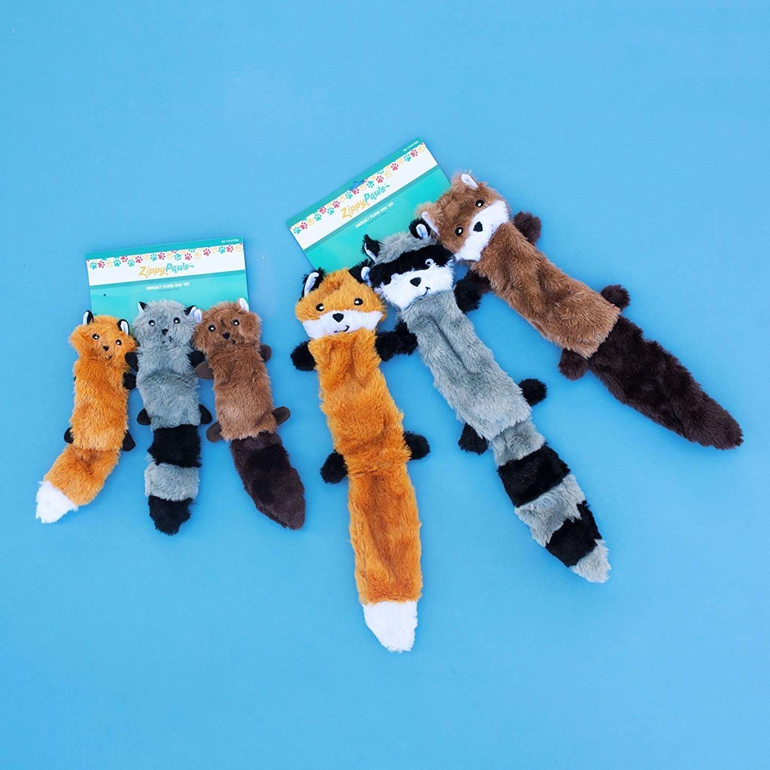Игрушки для собак ZDK плюшевые набор из 3-х игрушек ZooWell - фото 3