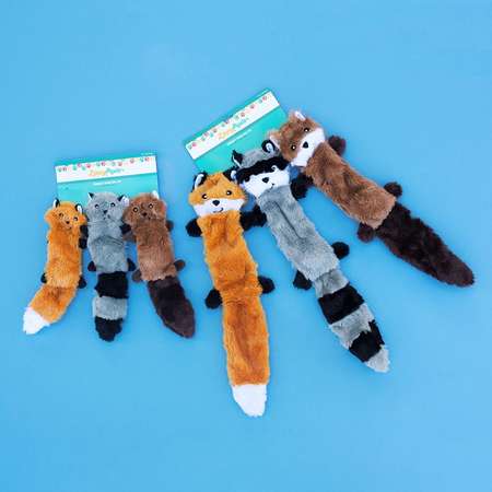 Игрушки для собак ZDK плюшевые набор из 3-х игрушек ZooWell