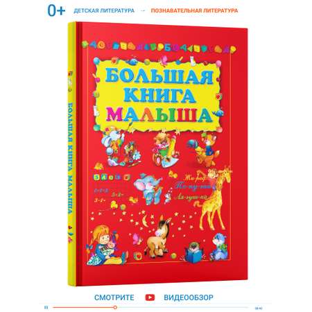 Книга Харвест Моя первая большая книга малыша. Учим буквы цифры рисовать. Энциклопедия для детей