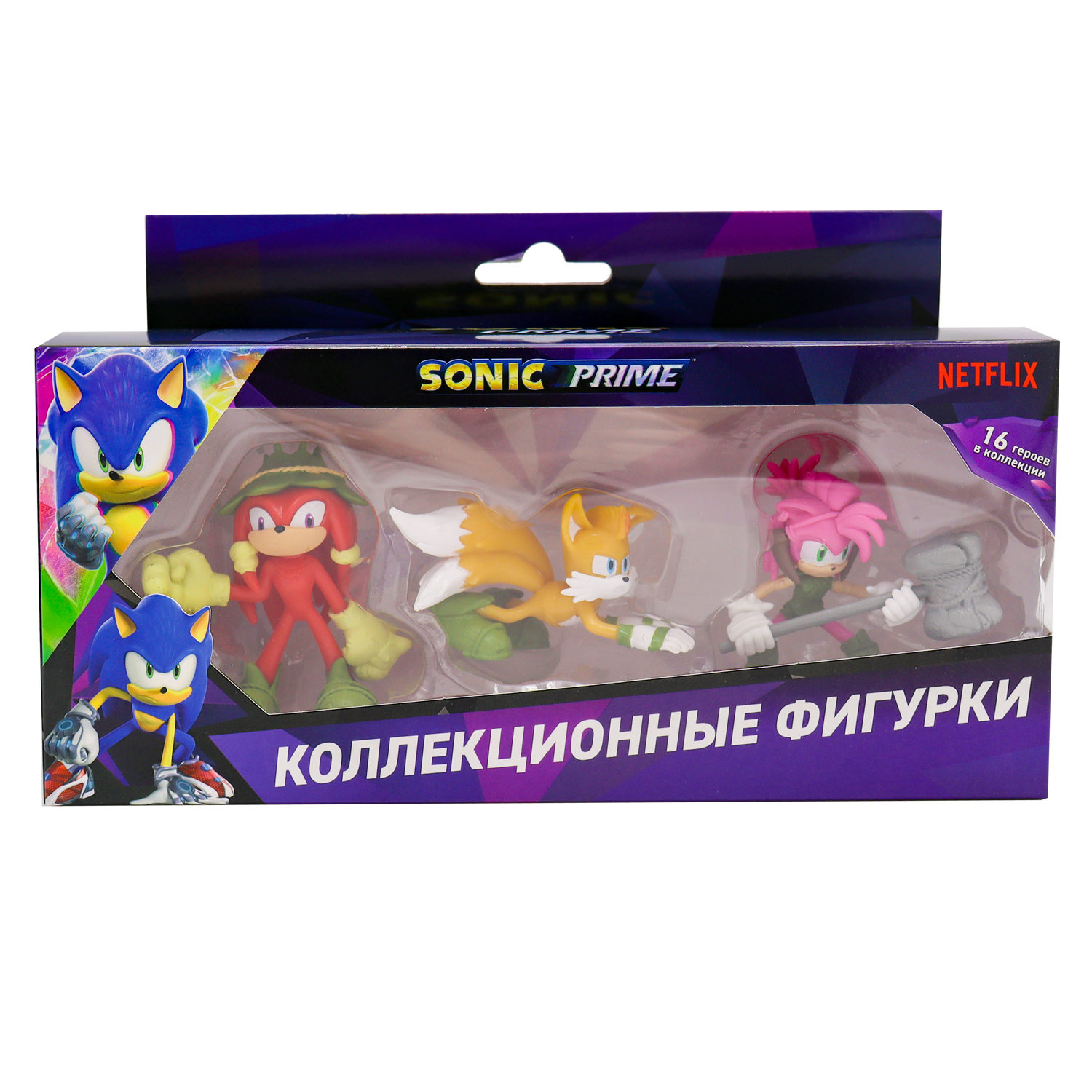 Набор игровой PMI Sonic Prime фигурки 3 шт SON2021-C - фото 5