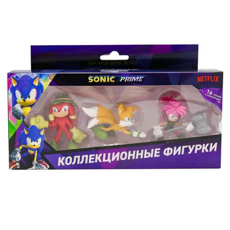 Набор игровой PMI Sonic Prime фигурки 3 шт SON2021-C