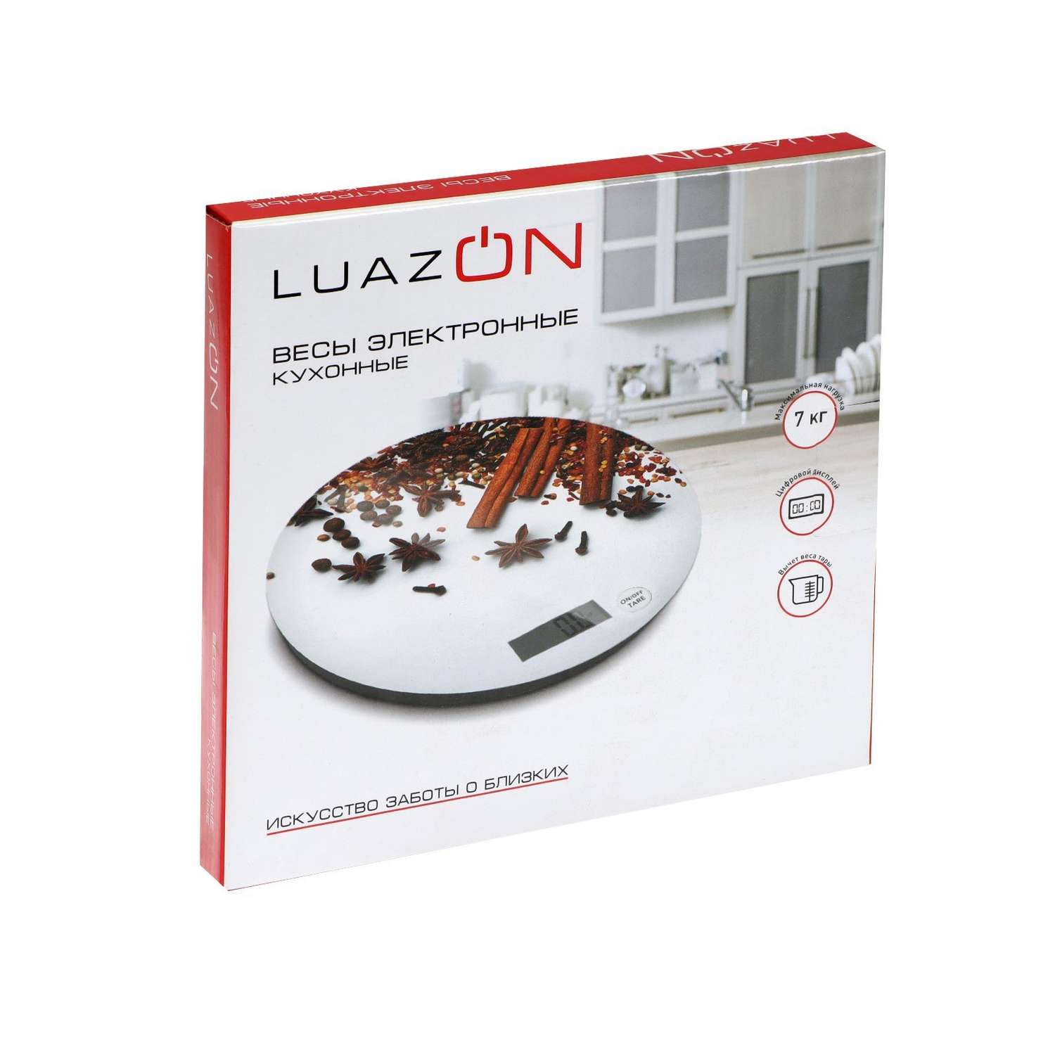 Весы кухонные Luazon Home LVK-701 «Апельсин» электронные до 7 кг - фото 9
