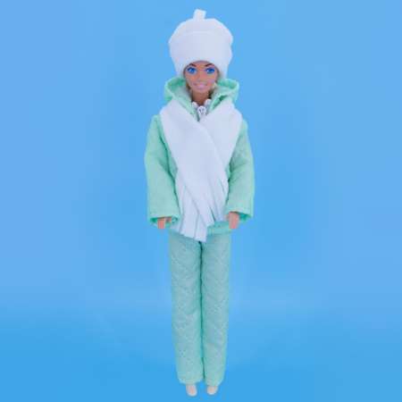Комплект одежды Модница для куклы 29 см из синтепона 1404 мятный