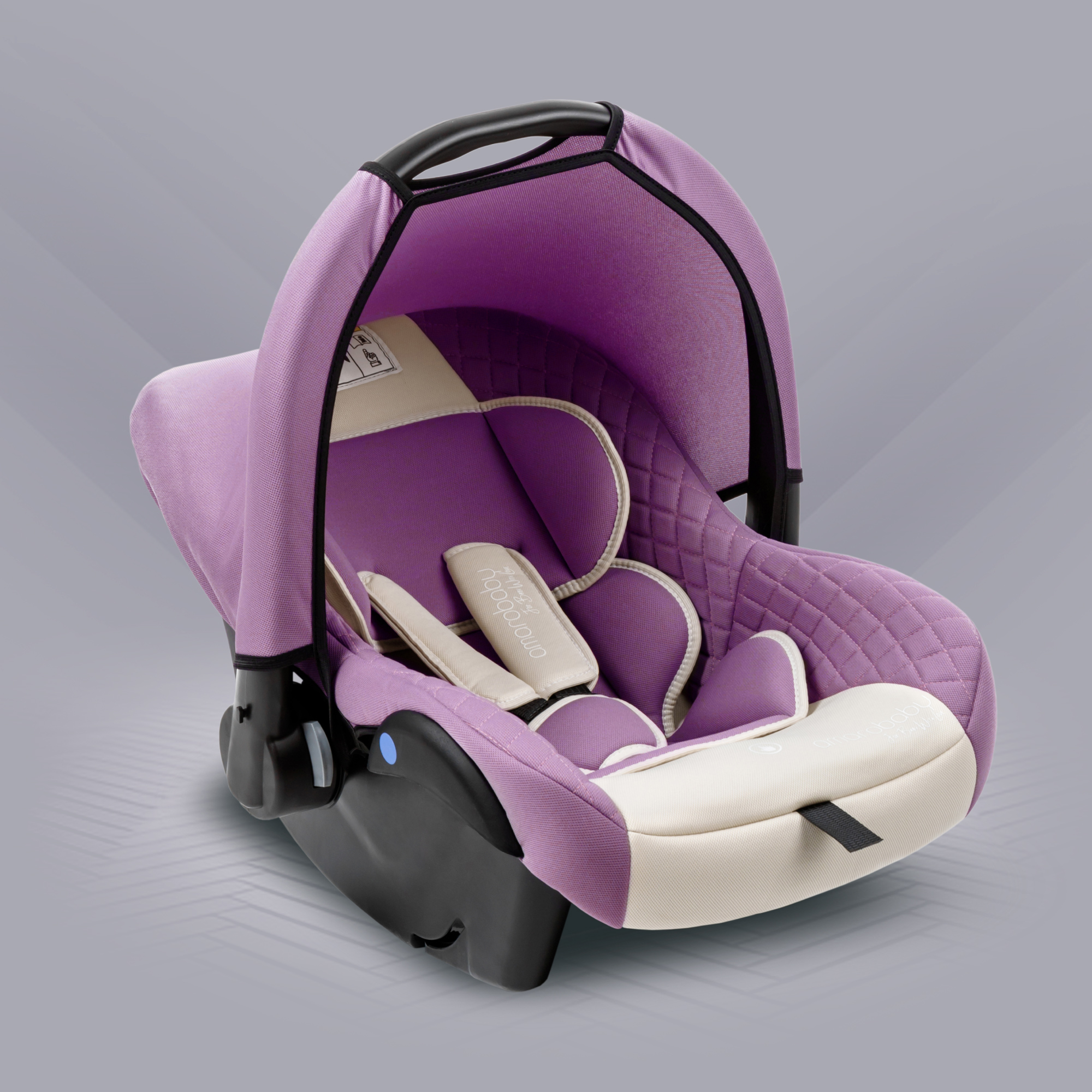 Автокресло детское Amarobaby Baby comfort группа светло-фиолетовый - фото 1