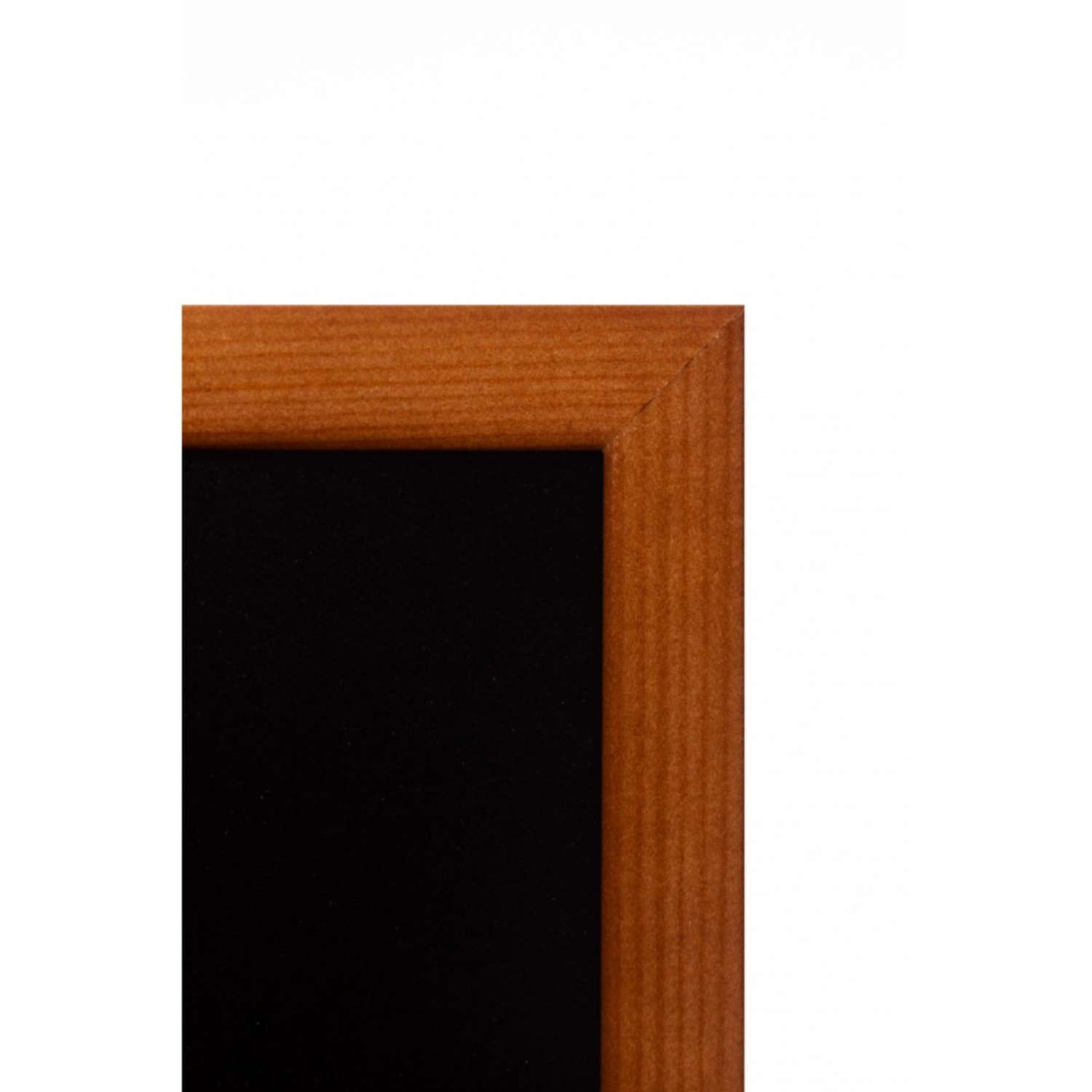 Доска Attache меловая грифельная А4 черная в деревянной раме - фото 4