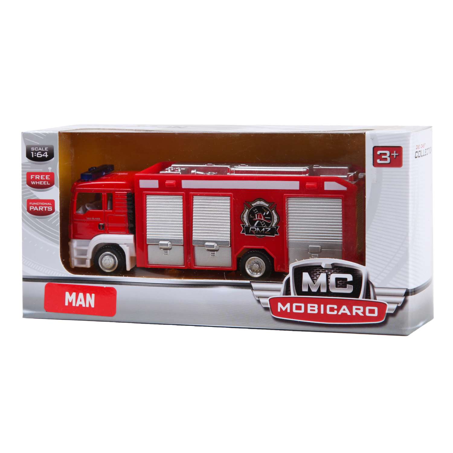 Пожарная машина Mobicaro Man 1:64 144021 - фото 2