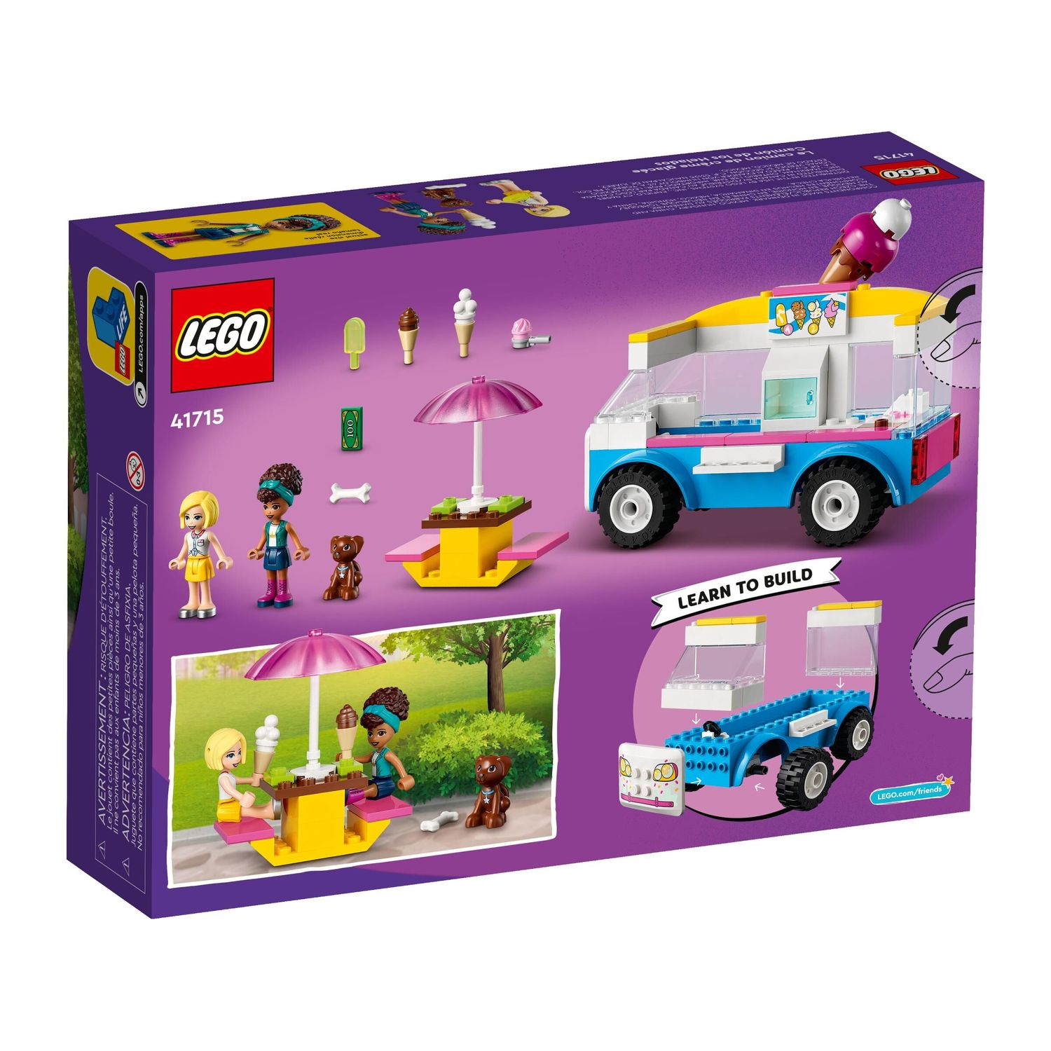 Конструктор LEGO Friends Ice-Cream Truck 41715 - фото 6