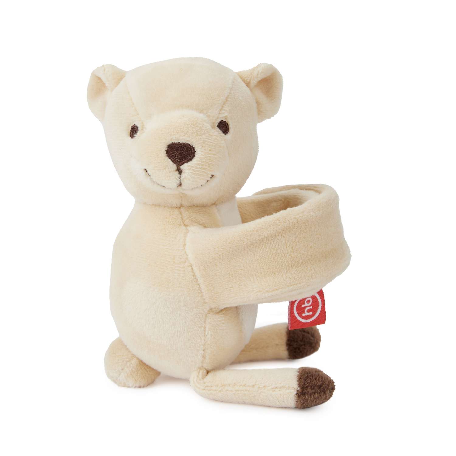 Погремушка браслет Happy Baby 330717 beige-bear - фото 6