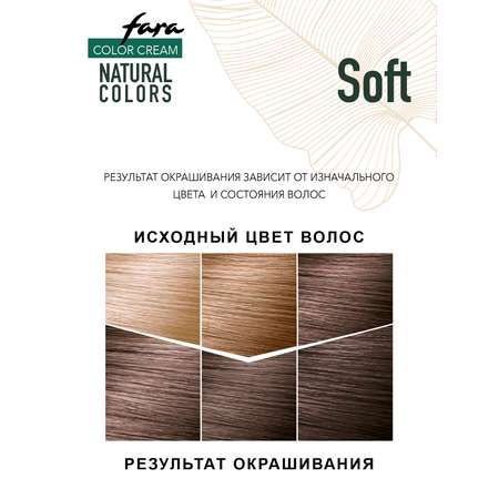 Краска для волос FARA Natural Colors Soft 303 темный каштан
