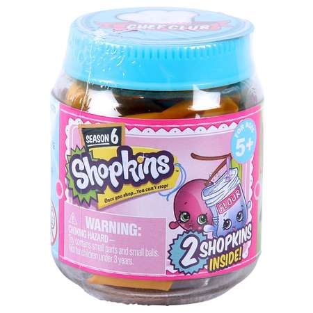 Набор фигурок Shopkins 2 шт в банке в непрозрачной упаковке (Сюрприз)