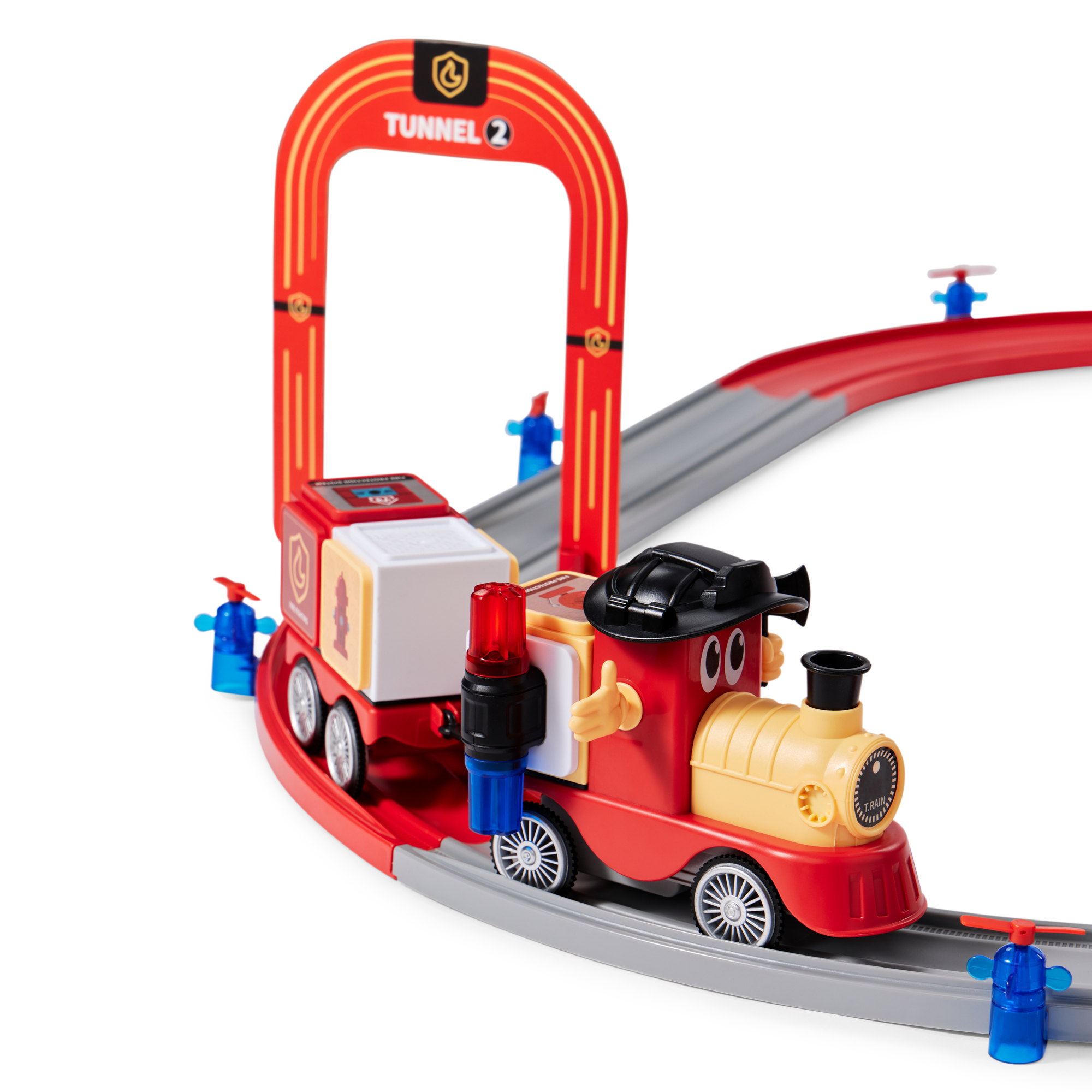 Игровой набор железная дорога Happy Baby FIRE TRAIN 331916_red - фото 13