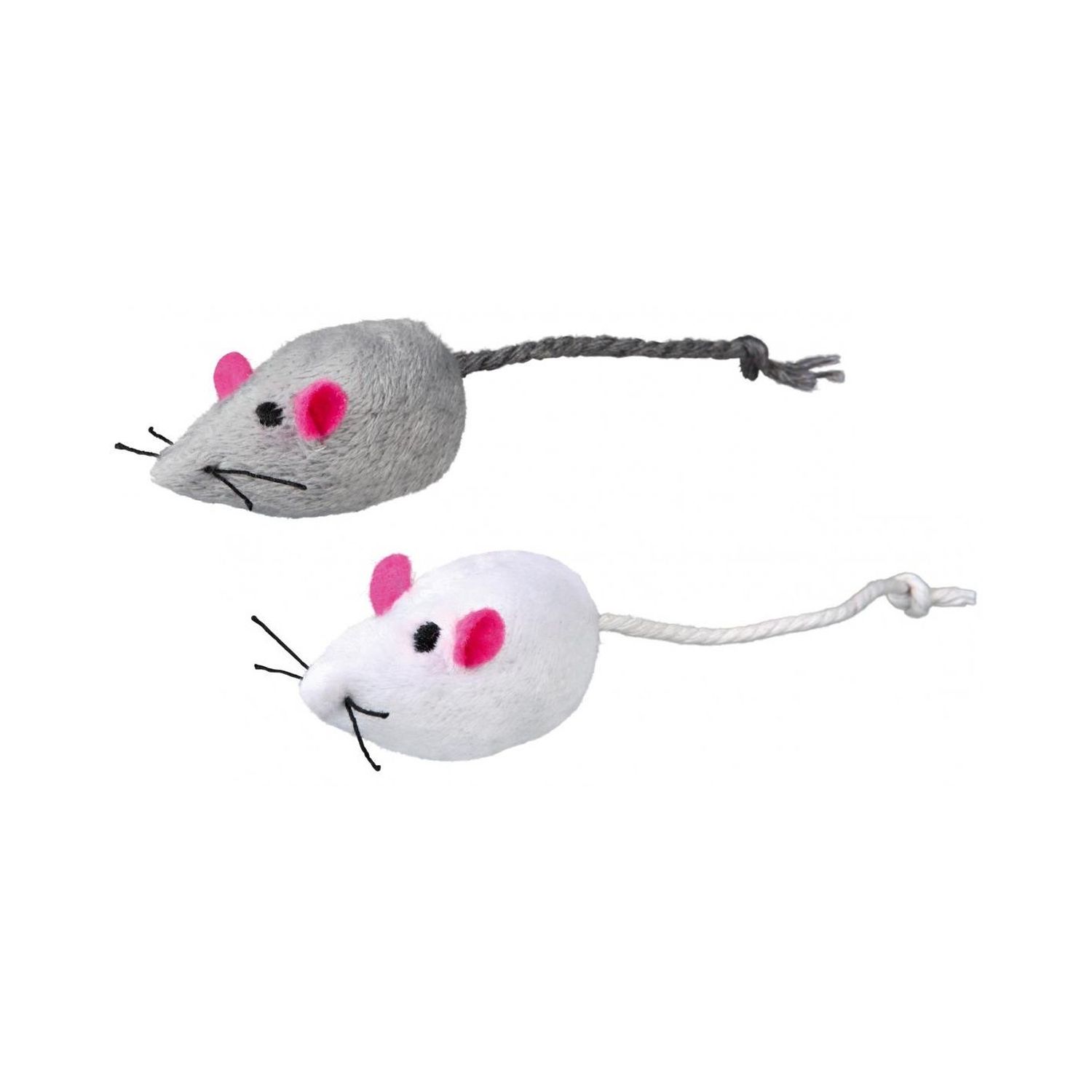 Игрушка для кошек Uniglodis Две мышки 8 см - фото 1