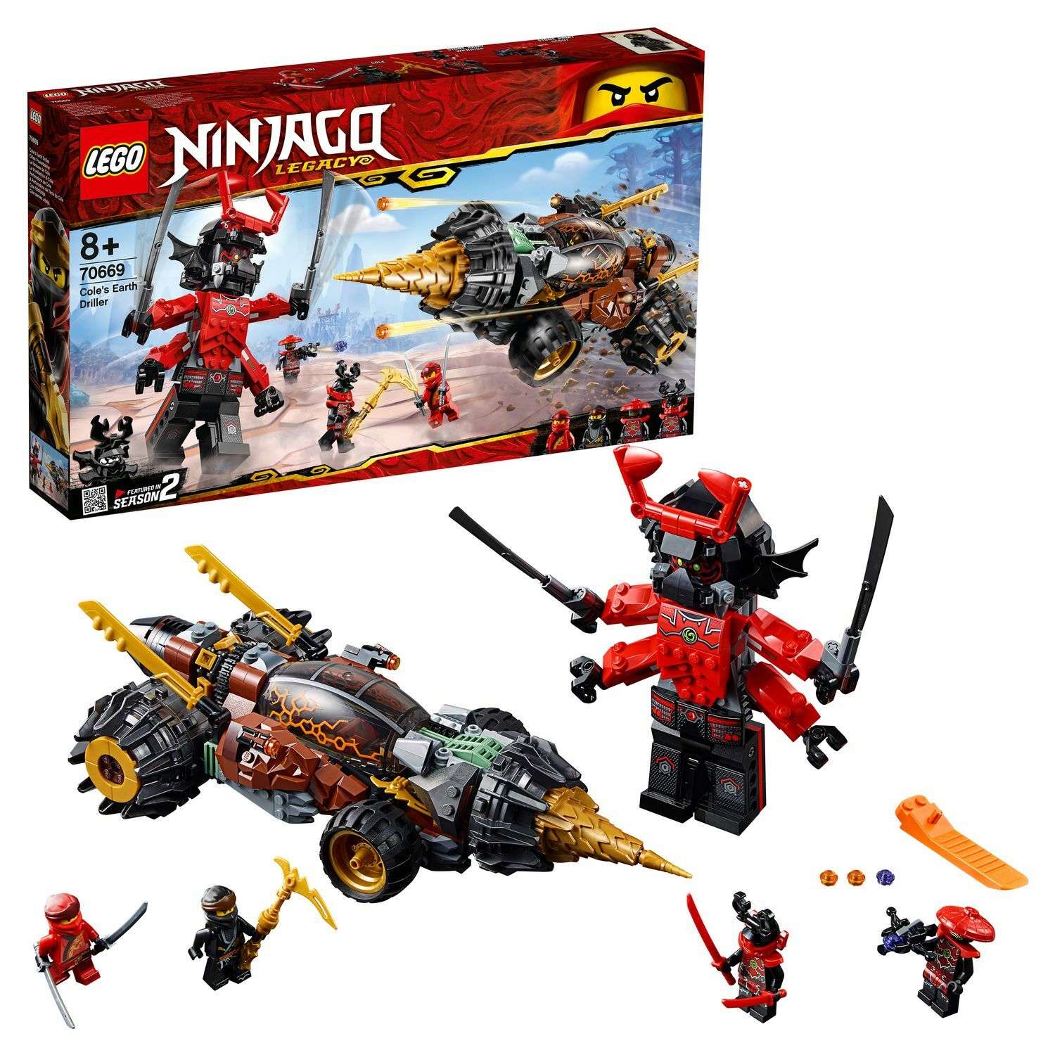 Конструктор LEGO Ninjago Земляной бур Коула 70669 - фото 1