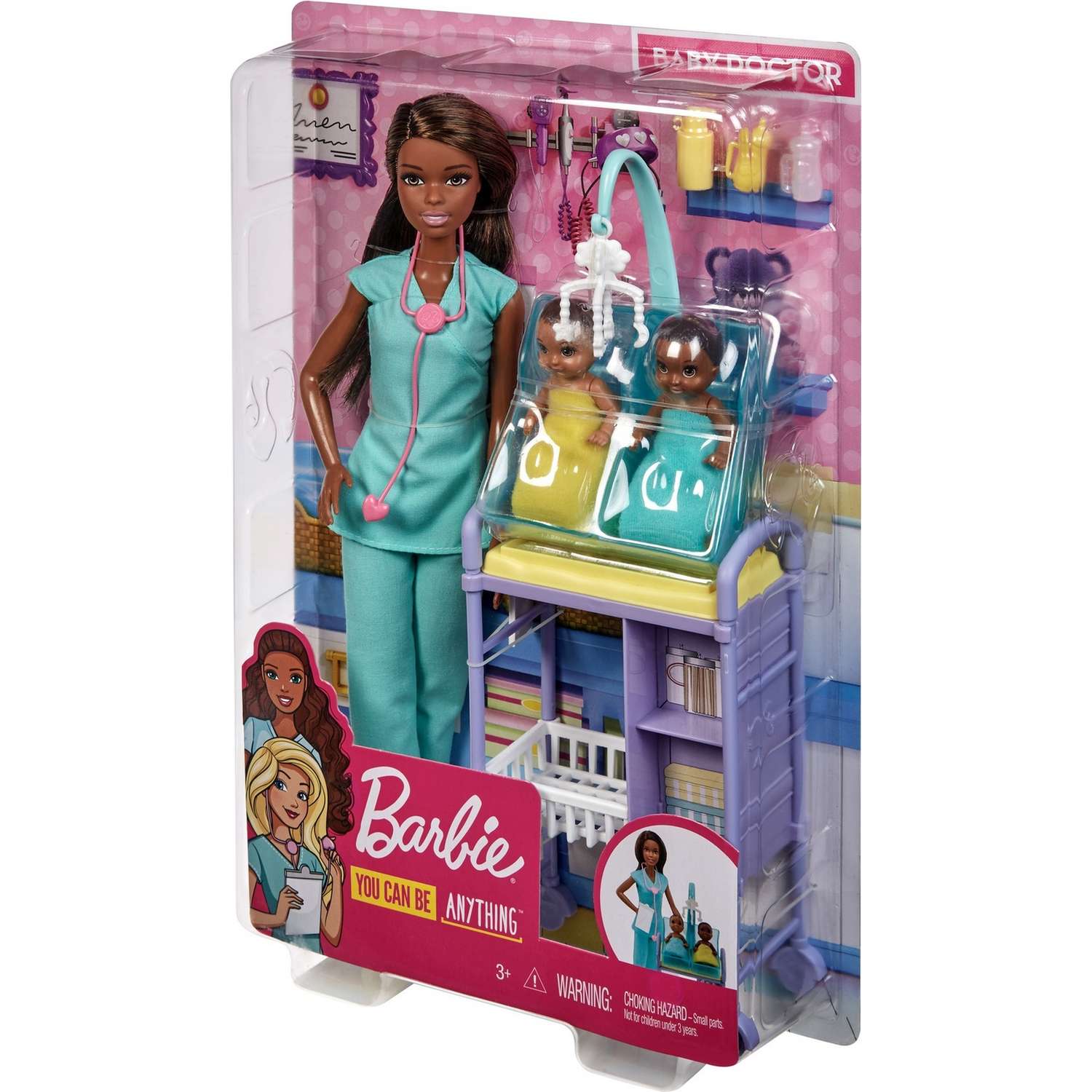 Набор игровой Barbie Кем быть Детский доктор Брюнетка GKH24 DHB63 - фото 3