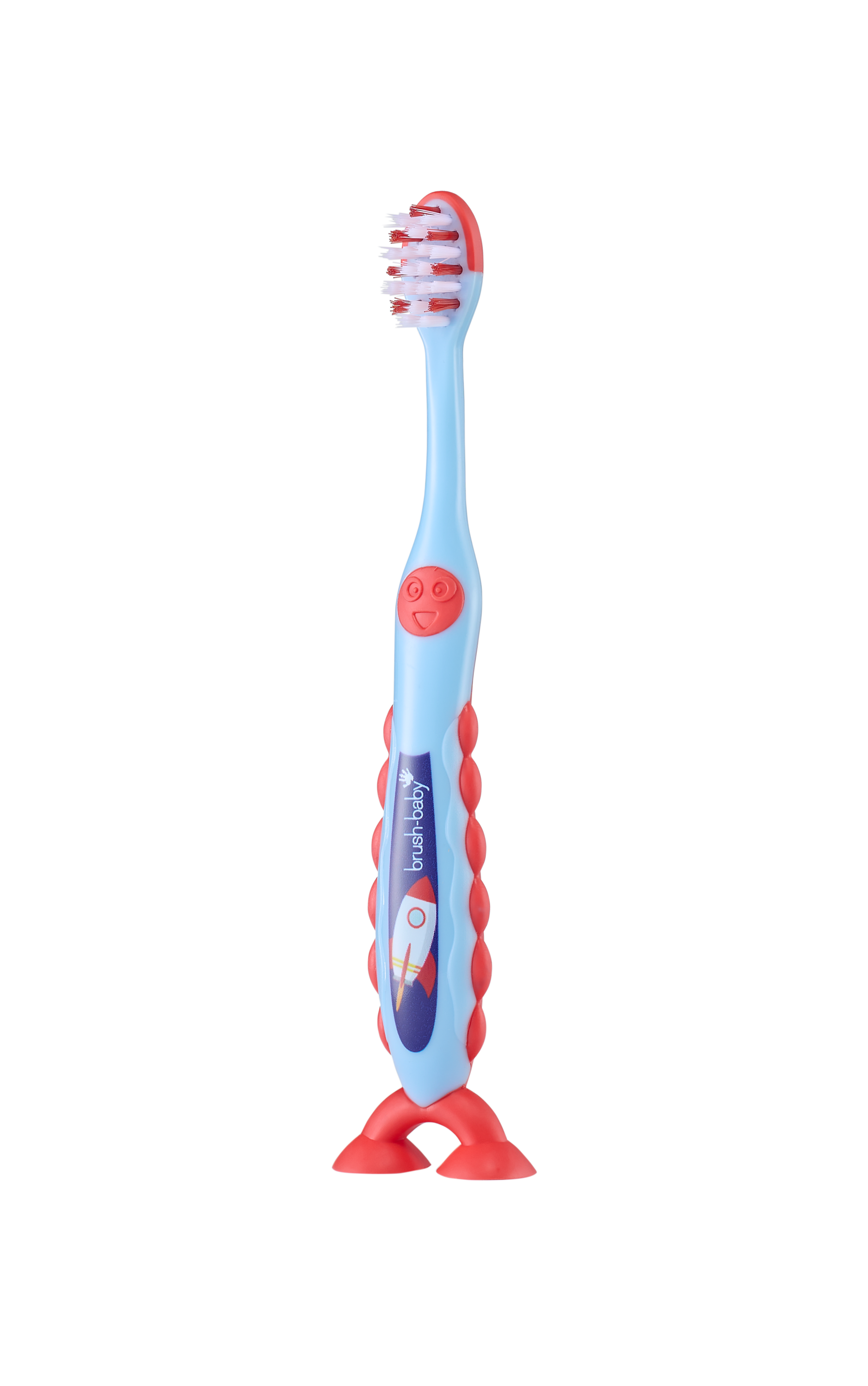 Зубная щетка Brush-Baby FlossBrush 3-6 лет Ракета - фото 1