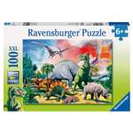 Пазл Ravensburger Среди динозавров XXL (10957) 100 элементов