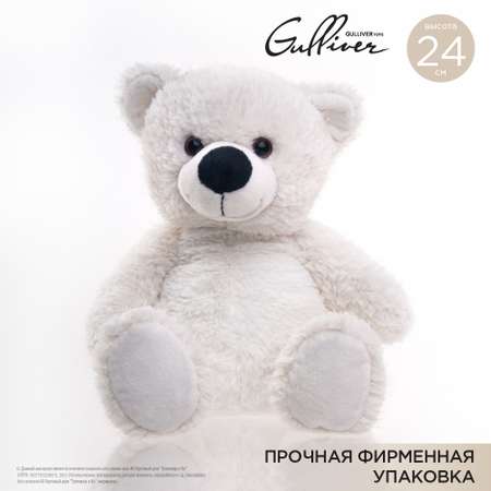 Игрушка мягкая Gulliver Toys Мишка Белый сидячий 24см 81-HK0086H