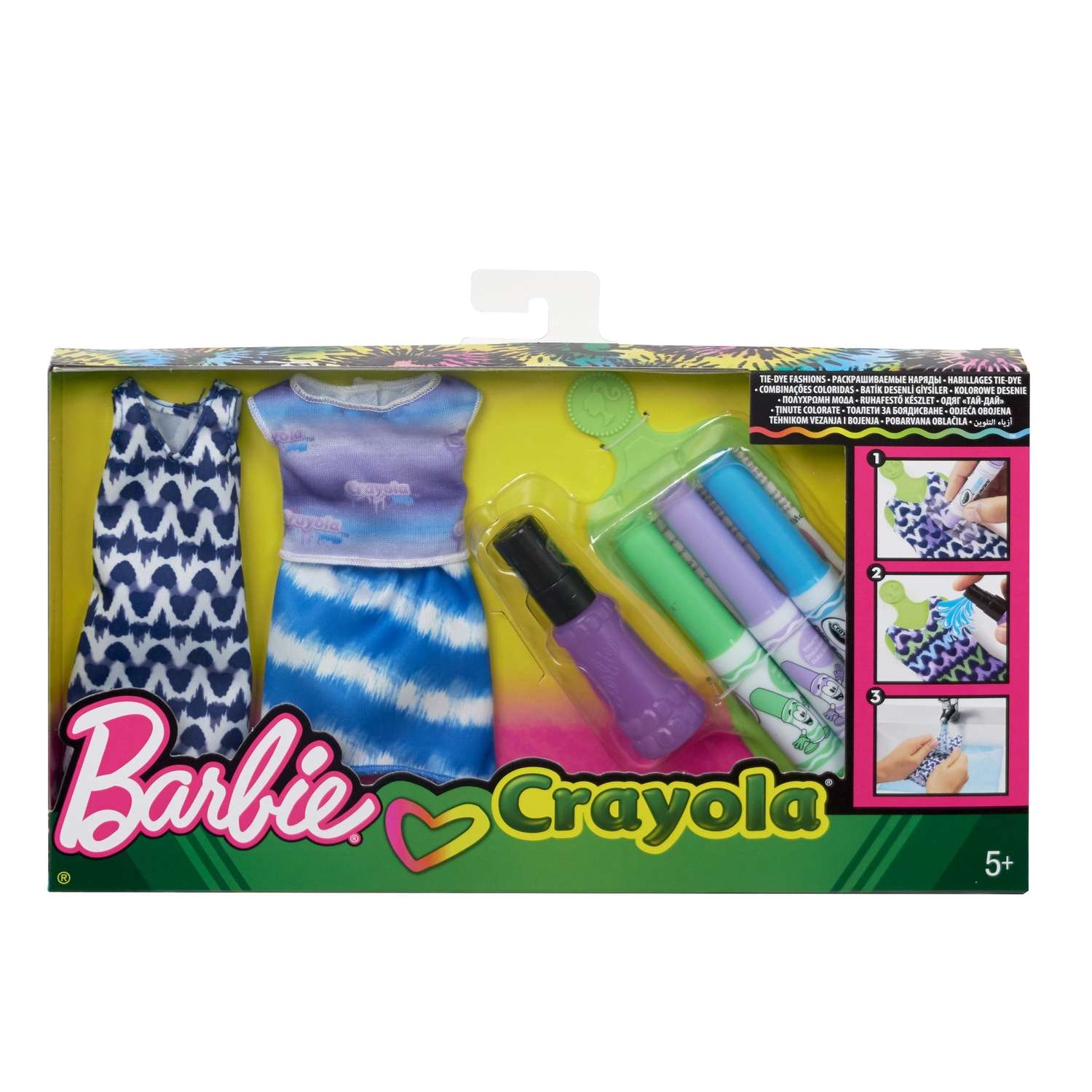Набор Barbie Crayola сделай моду сам FPW14 FPW12 - фото 2