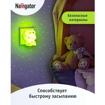 Ночник детский NaVigator лягушонок от сети