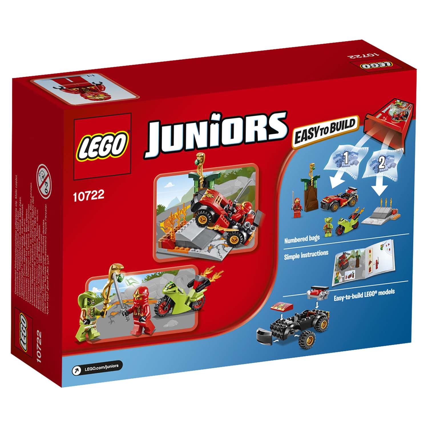Конструктор LEGO Juniors Схватка со змеями (10722) - фото 3