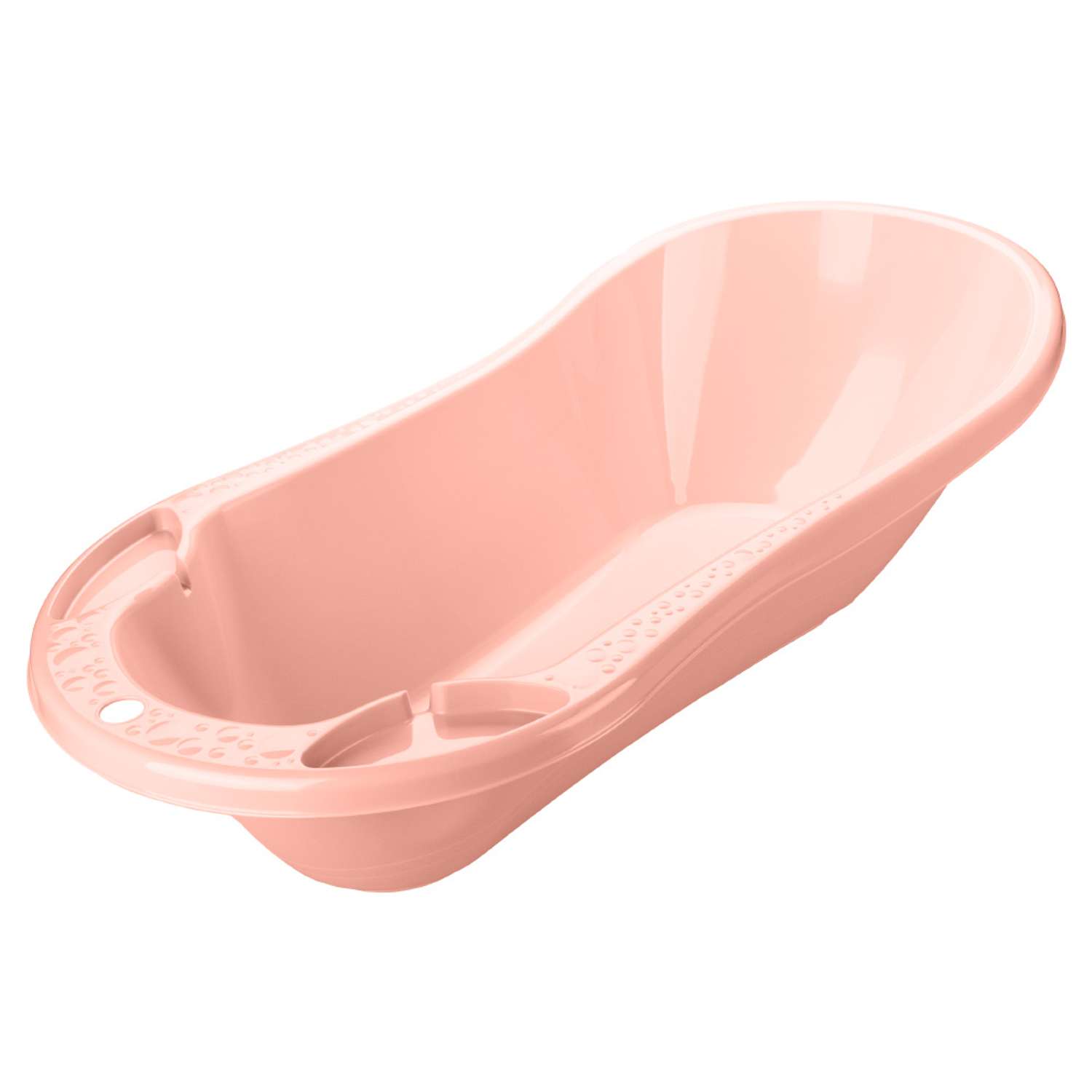 Ванна детская Пластишка с клапаном для слива воды 1000х490х305 мм 46 л светло-розовая - фото 1