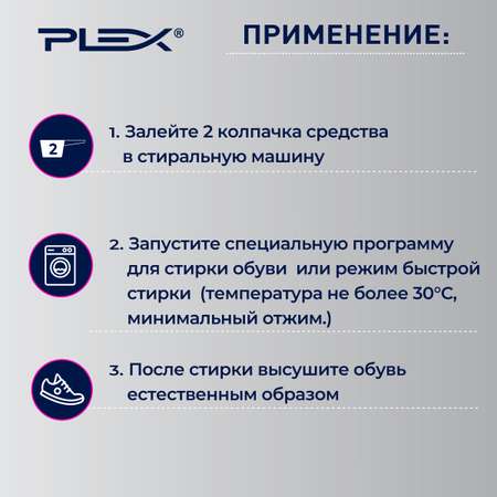 Шампунь для кроссовок Plex 500 мл