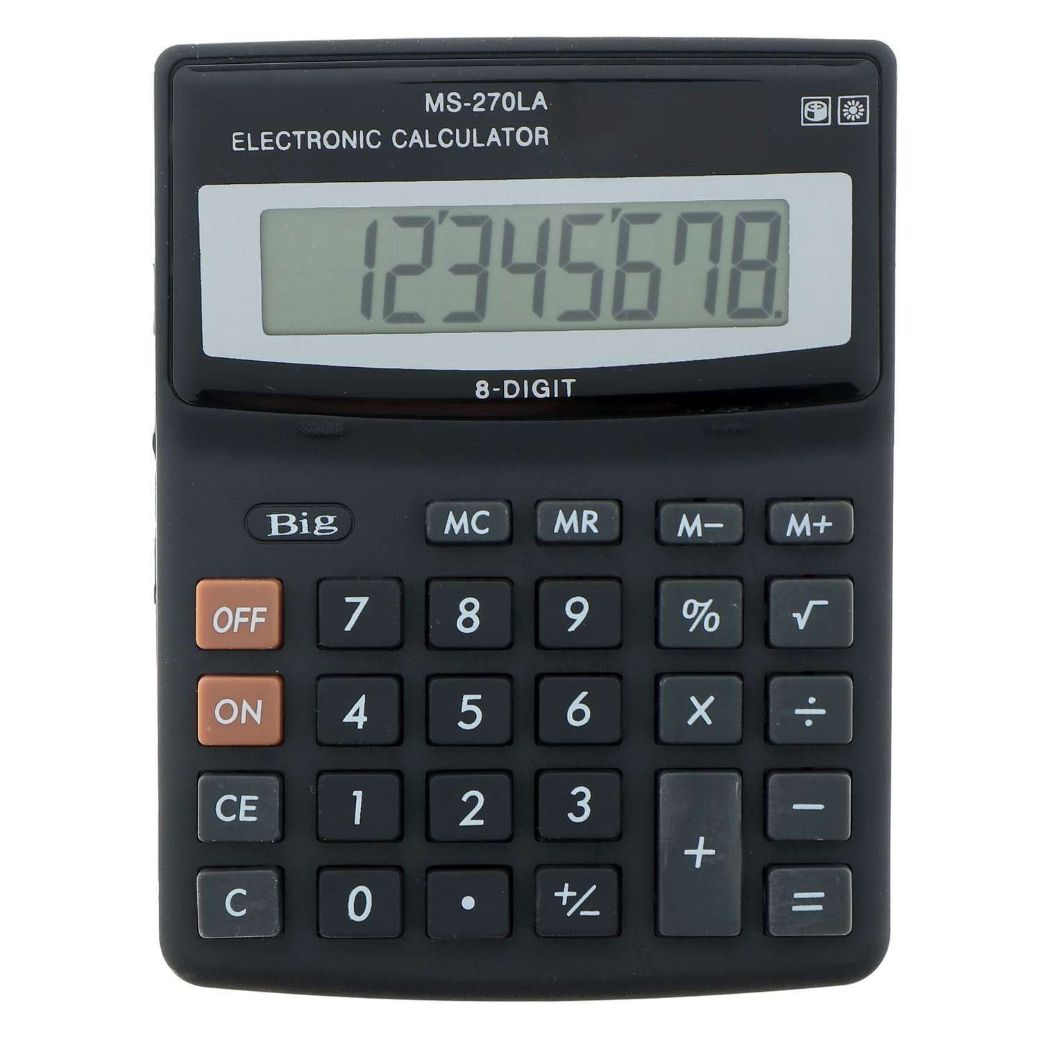 Калькулятор Sima-Land настольный 8 разрядный MS 270LA двойное питание - фото 1