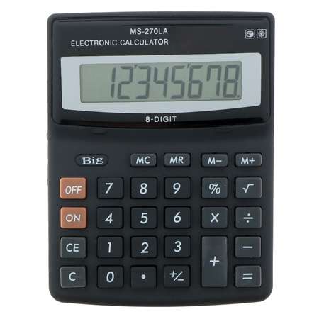 Калькулятор Sima-Land настольный 8 разрядный MS 270LA двойное питание