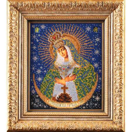 Набор для вышивания Радуга бисера иконы бисером В161 Острабрамская Богородица 20x24см