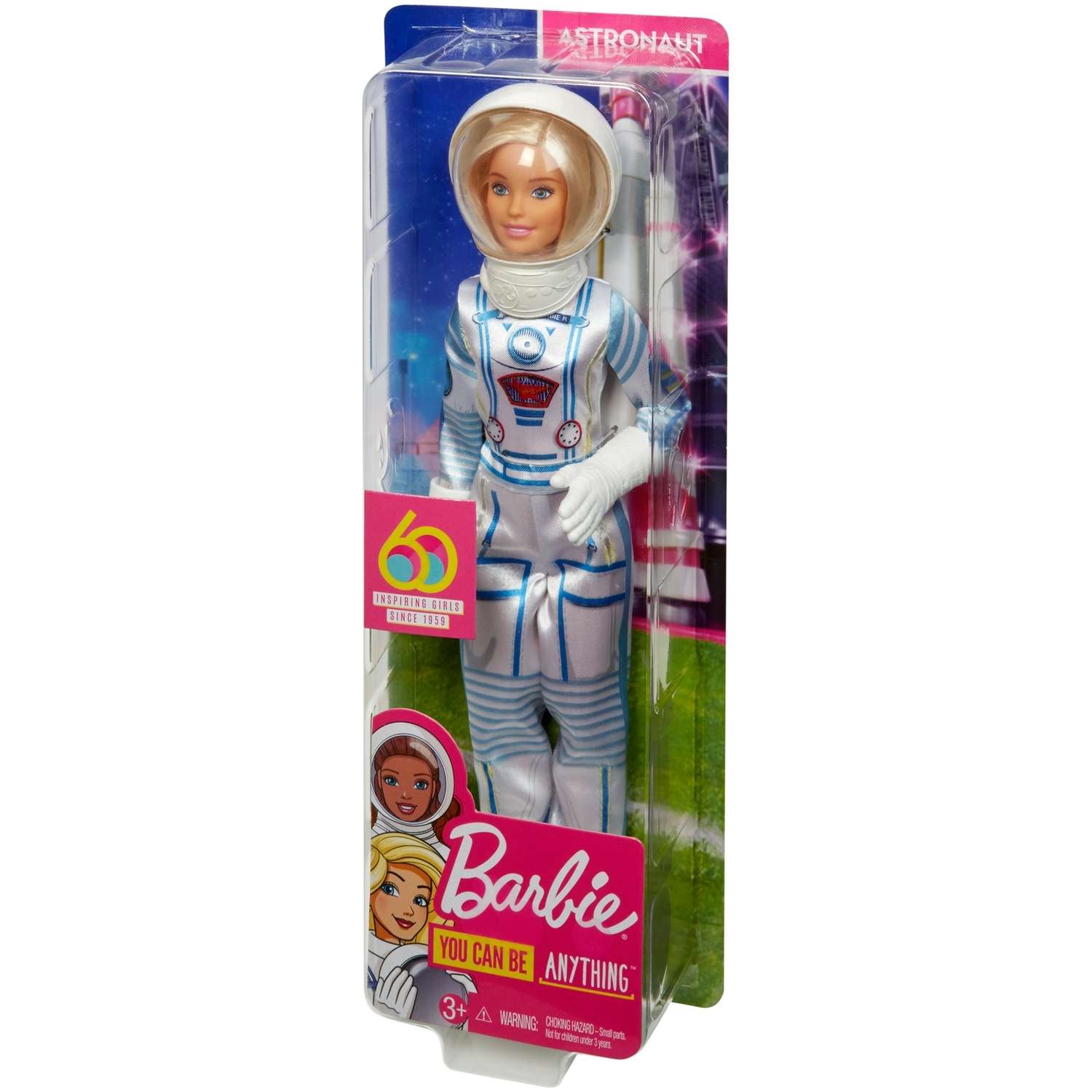 Кукла Barbie к 60летию Кем быть Космонавт GFX24 GFX23 - фото 3