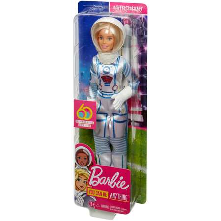 Кукла Barbie к 60летию Кем быть Космонавт GFX24