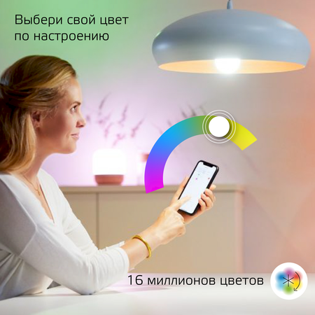 Умная лампочка Gauss Wi-Fi Smart Home А60 10W 1055лм E27