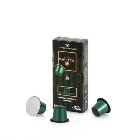 Кофе в капсулах Carracci Nespresso Био Органик 50 грамм 10 капсул