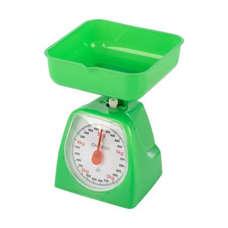 Весы кухонные механические Energy EN-406МК до 5 кг зеленые