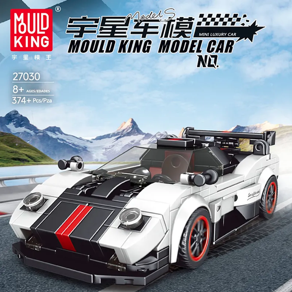 Конструктор Mould King Спорткар Pagani Zonda R 374 деталей купить по цене  1292 ₽ в интернет-магазине Детский мир