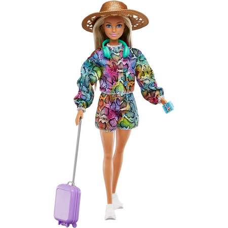 Набор игровой Barbie Кукла с пляжными аксессуарами HGM54