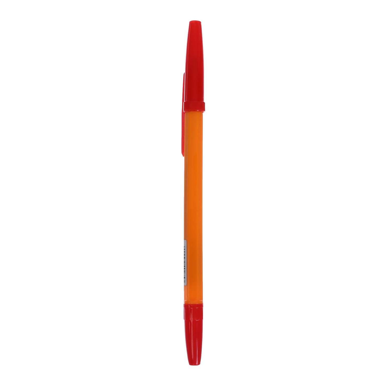 Ручка Calligrata 0.7 мм красная корпус оранжевый - фото 2