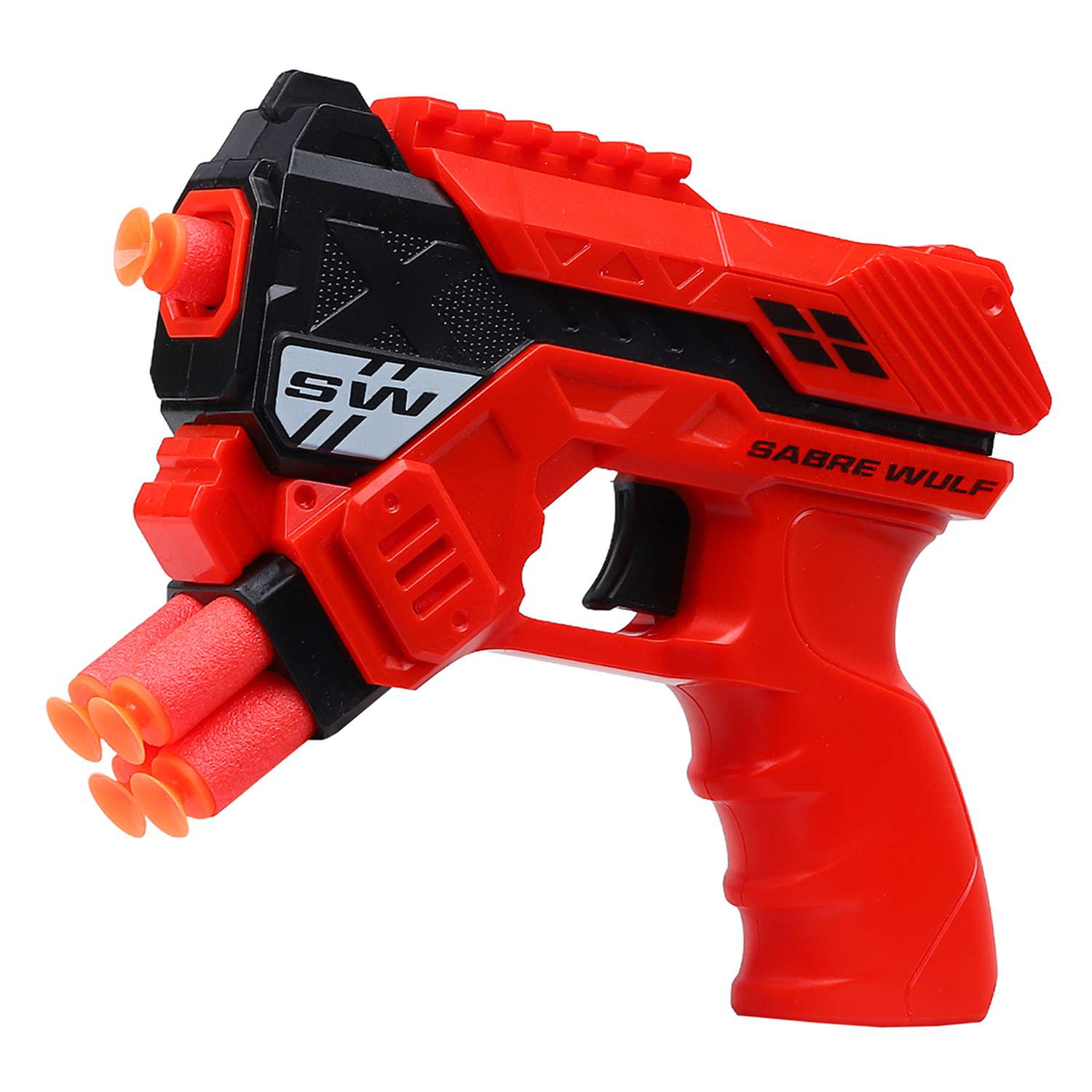 Игрушечное оружие Маленький Воин Бластер с мягкими пулями ручной затвор JB0211061 - фото 5
