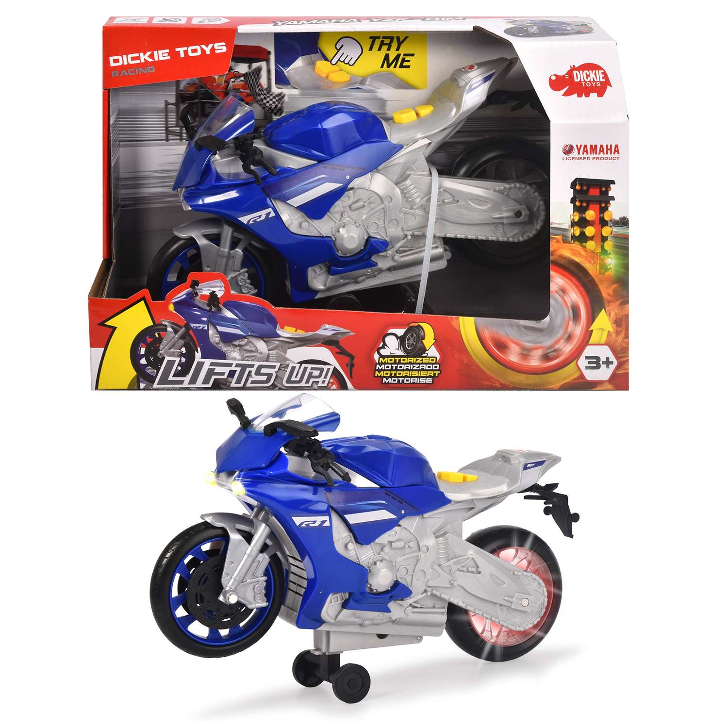 Мотоцикл DICKIE Yamaha R1 26 см 3764015 #3764015 - фото 2