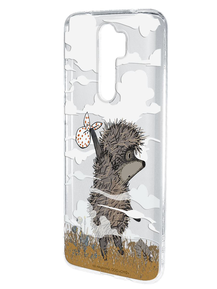 Силиконовый чехол Mcover для смартфона Xiaomi Redmi Note 8 Pro Союзмультфильм Ежик в тумане и дымка - фото 1