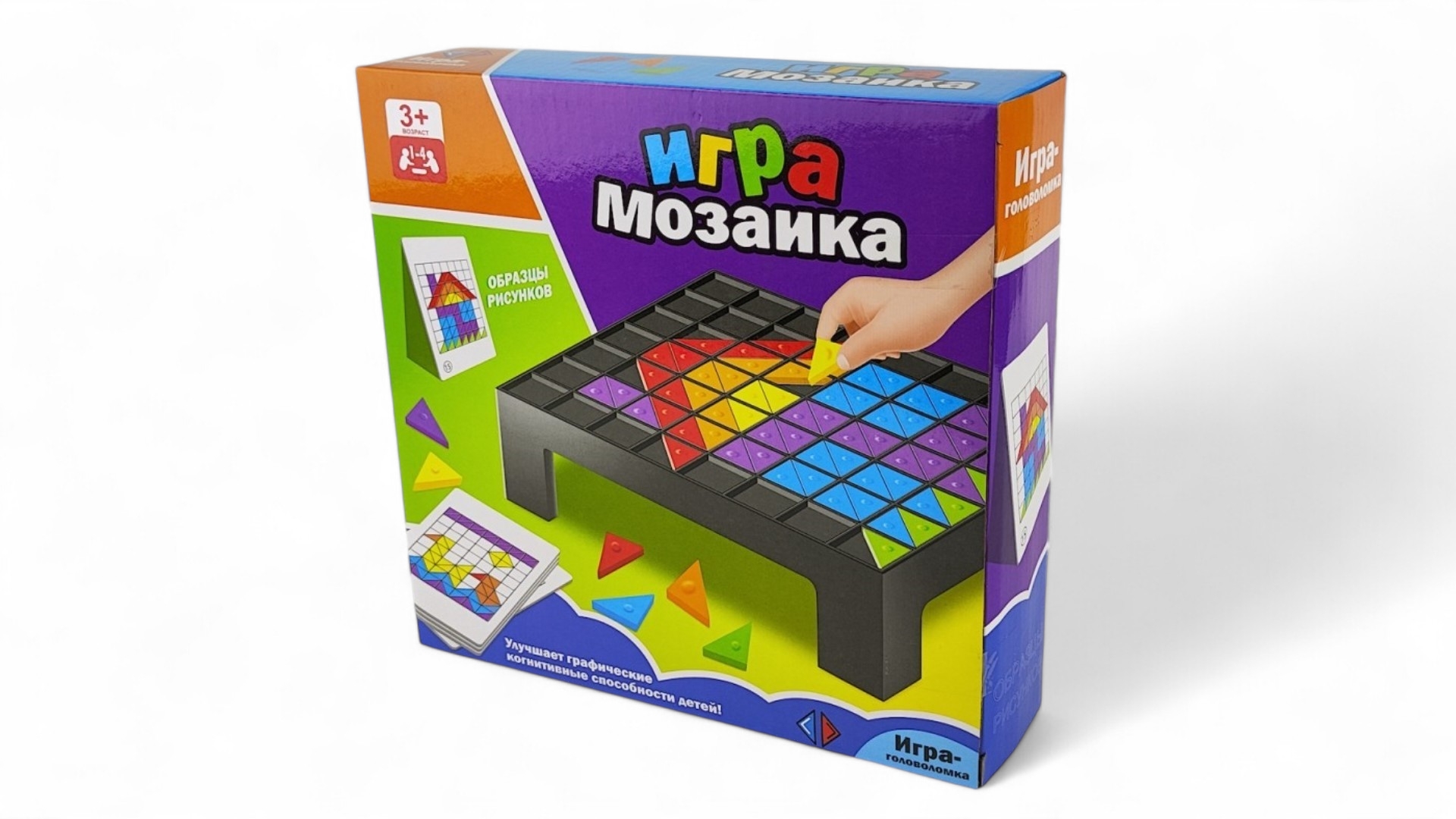 Развивающая игра CJ Toys Головоломка мозаика - фото 3