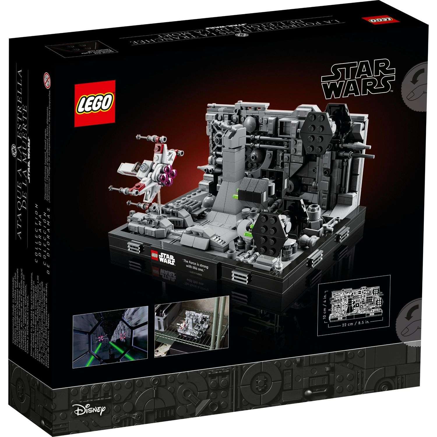 Конструктор LEGO Star Wars Death Star Trench Run Diorama 75329 - фото 5