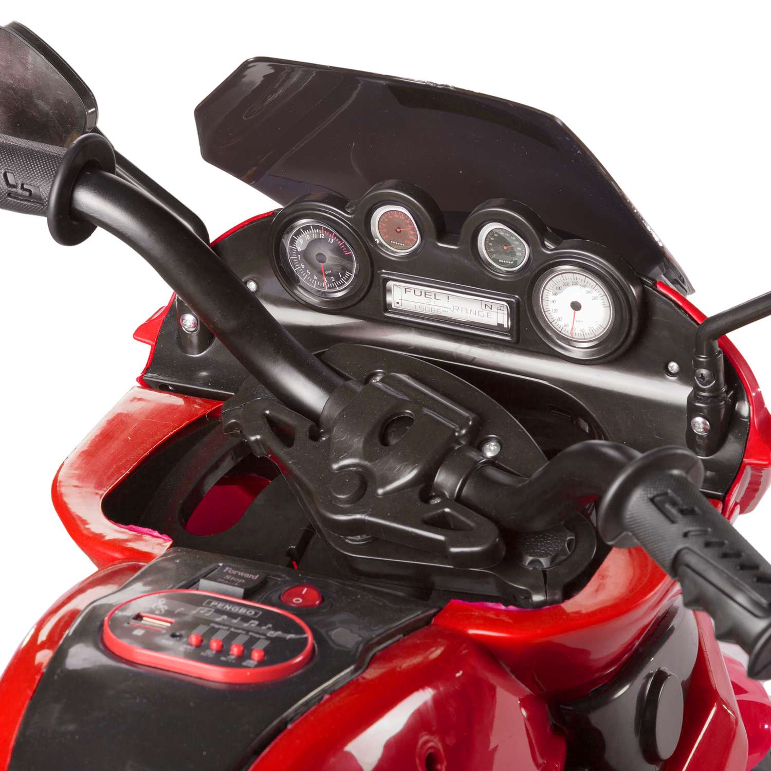 Мотоцикл BABY STYLE на аккумуляторе красный со светом - фото 5