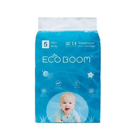 Подгузники ECO BOOM Eco 62 шт. XL