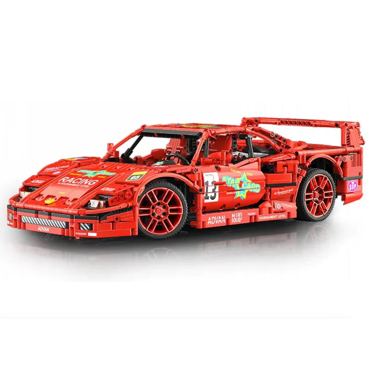 Конструктор Mould King Ferrari F40 LM 1:10 статическая версия без моторизации 2688 д - фото 13