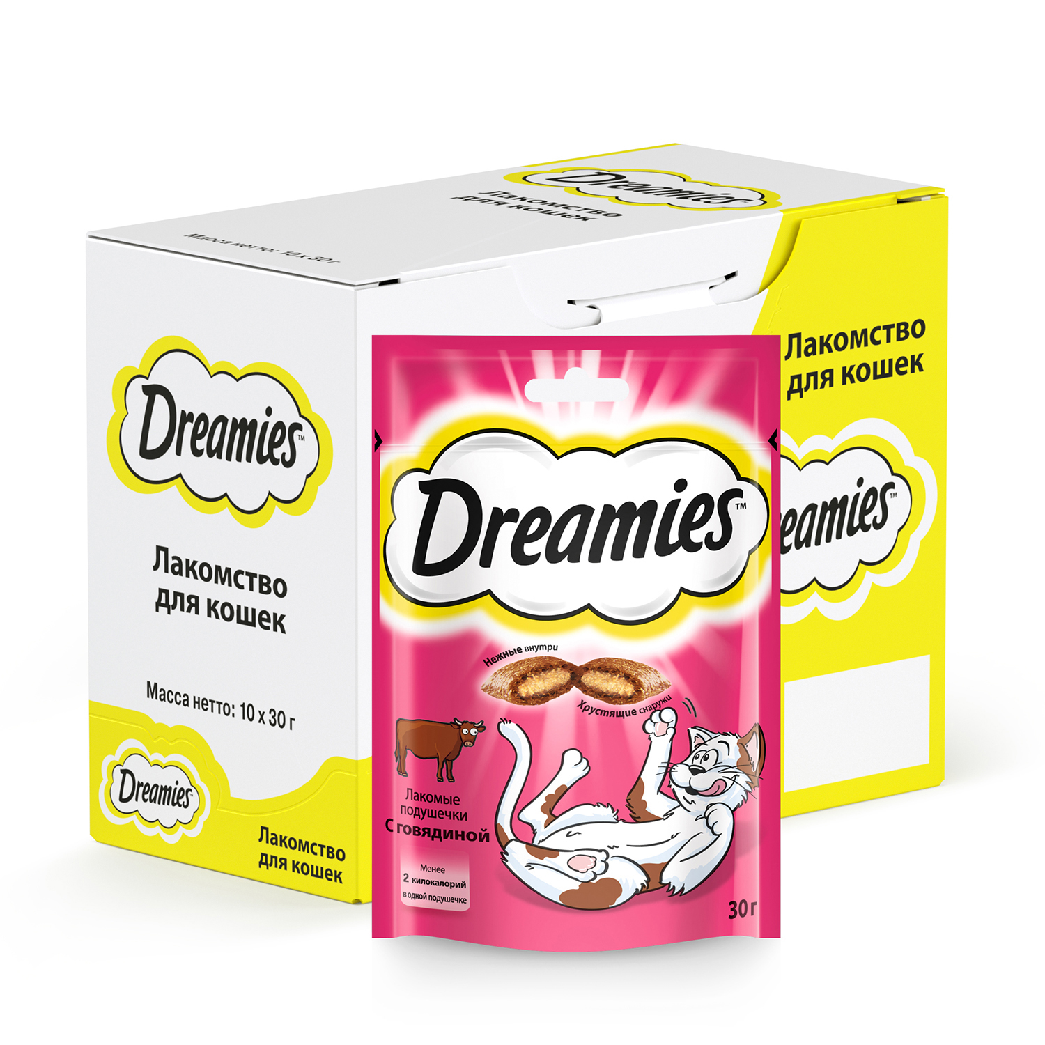 Лакомство для кошек Dreamies 0.03 кг говядина (для домашних) - фото 4