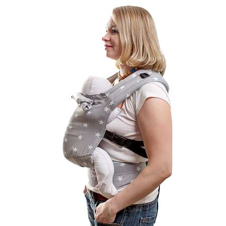 Эрго-рюкзак SlingMe Комфорт с 4 месяцев без намотки от 7 до 20 кг Звездочки