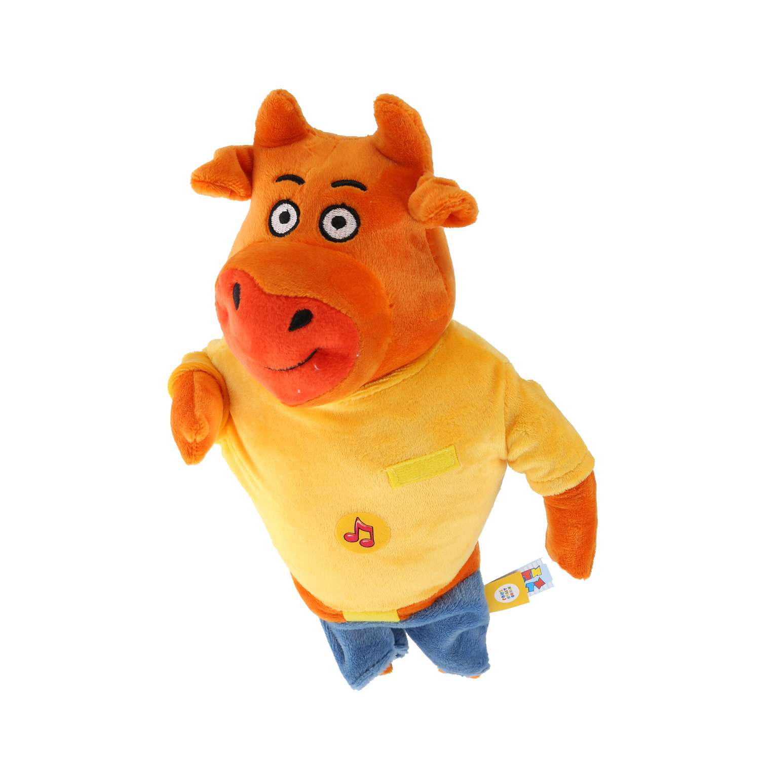 Игрушка мягкая Мульти Пульти Оранжевая корова Папа 292005 - фото 4