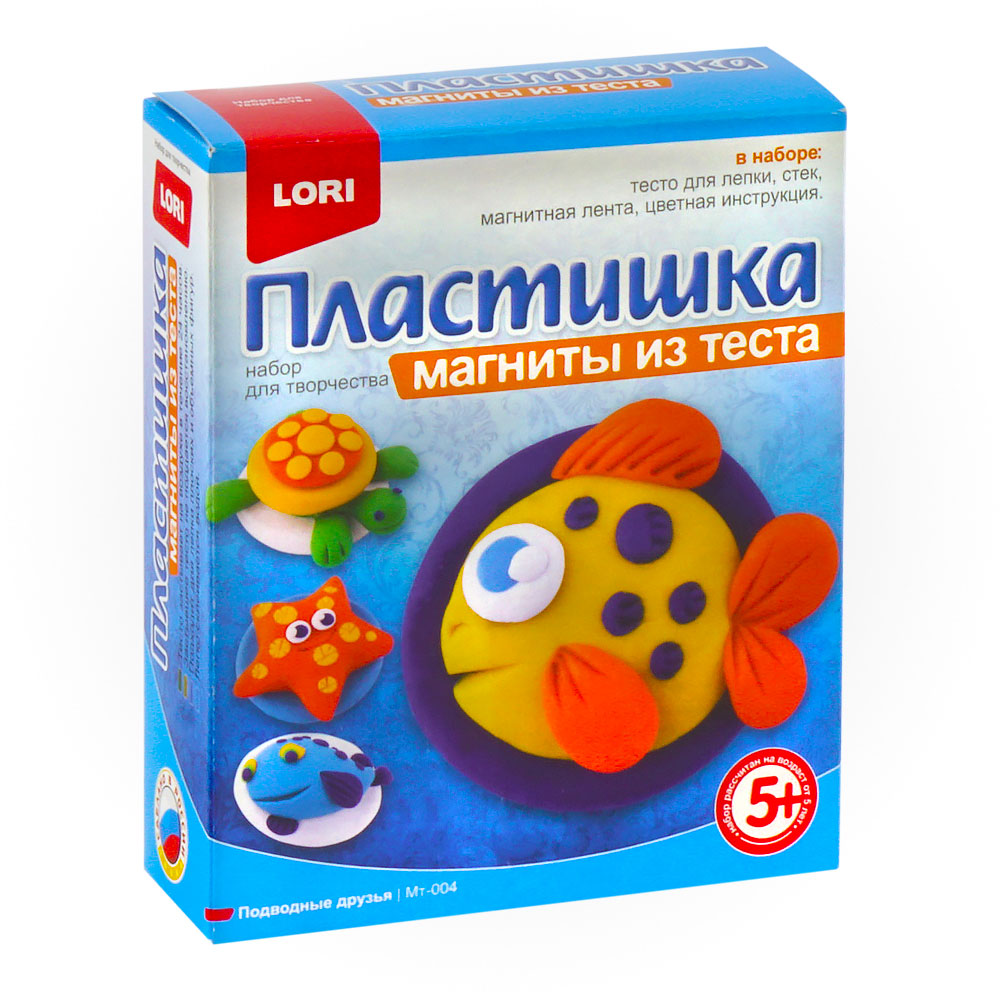 Пластишка LORI Магниты из теста Подводные друзья - фото 1