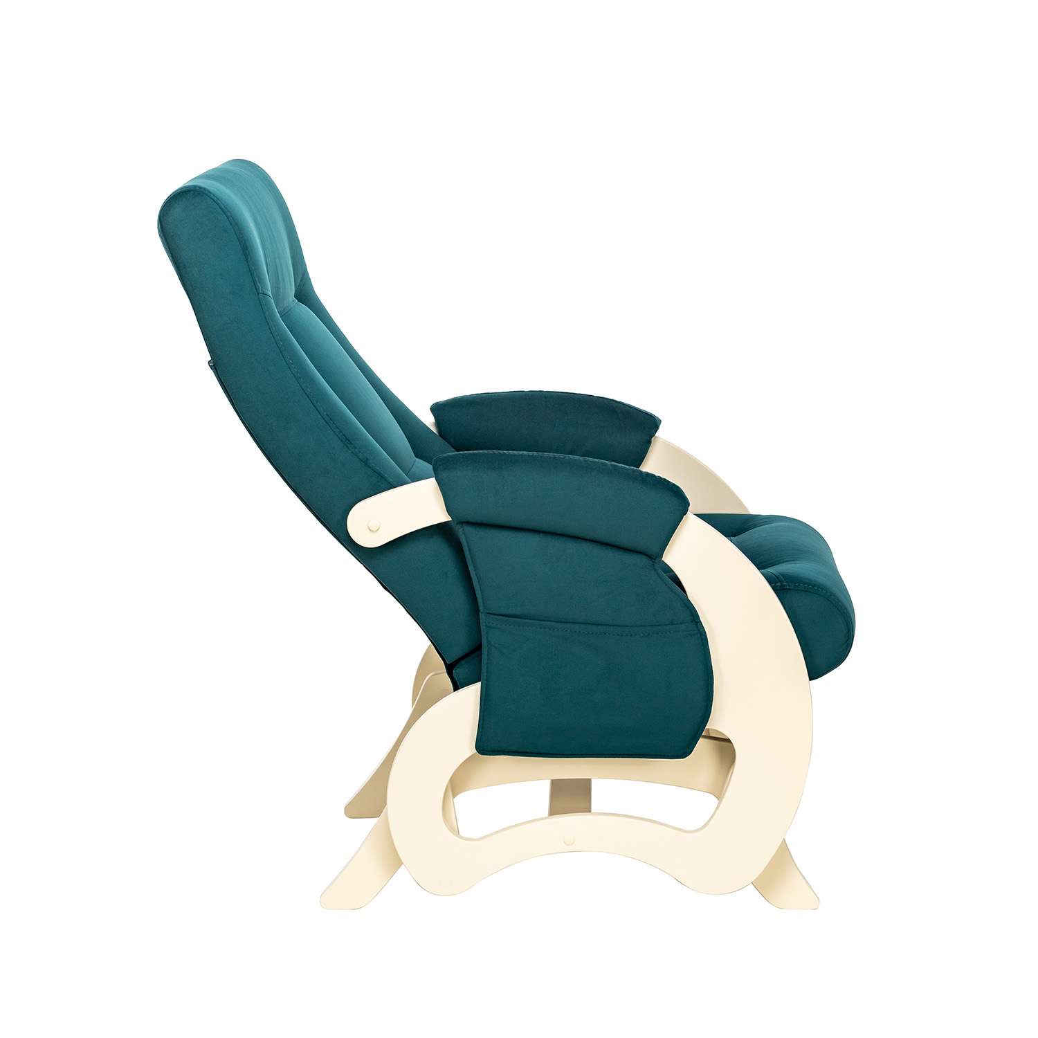 Кресло для кормления Milli Ария с карманами дуб шампань / ткань V 20 - фото 4